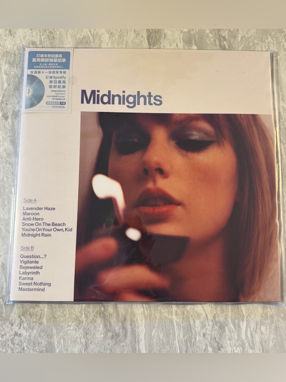 New Taylor Swift Midnights Vinyl China Exclusive Numbered